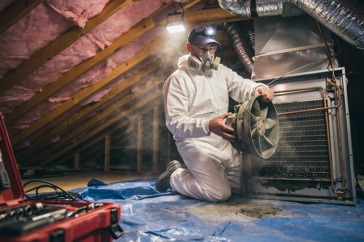 HVAC and duct mold remediation in Slidell, LA