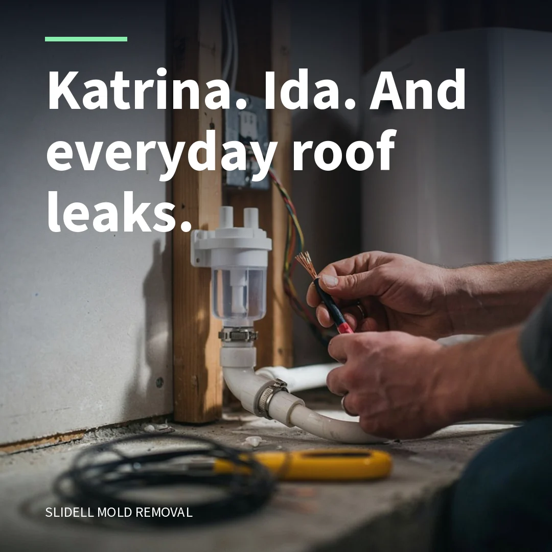 Katrina. Ida. And everyday roof leaks.
