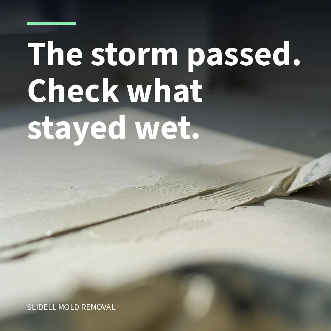 The storm passed. Check what stayed wet.